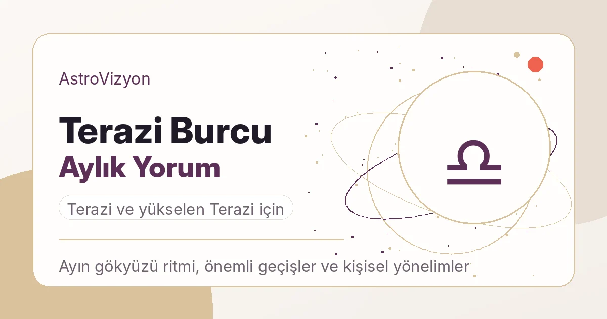 Terazi burcu aylık yorum görseli