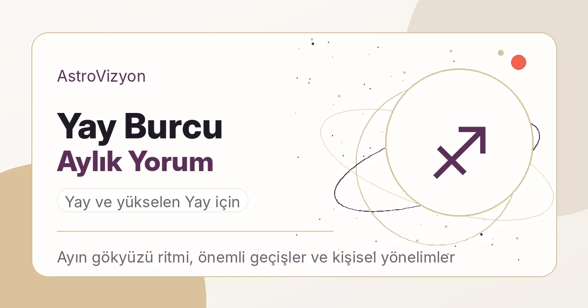 Yay burcu aylık yorum görseli
