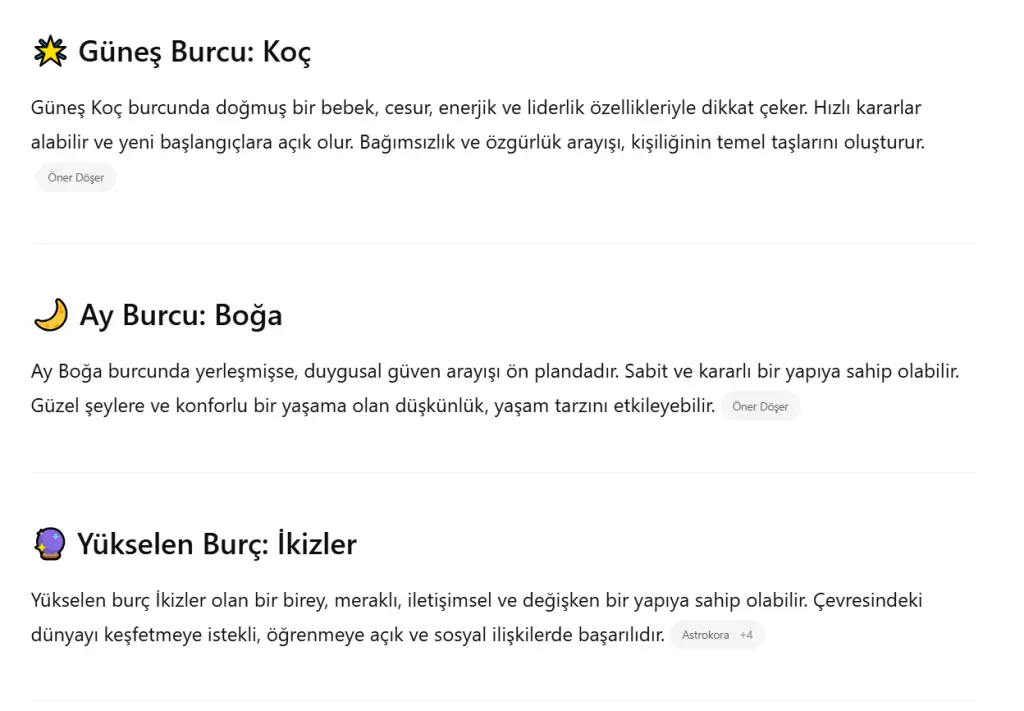 Chatgpt Astroloji