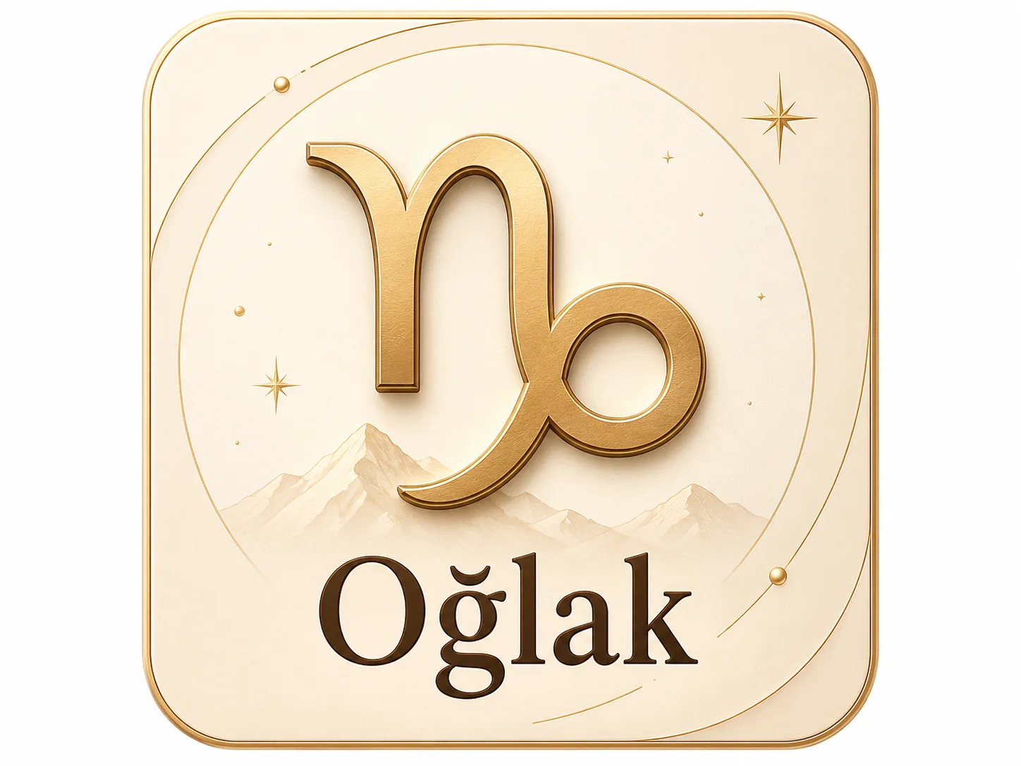 Oğlak burcu simgesi